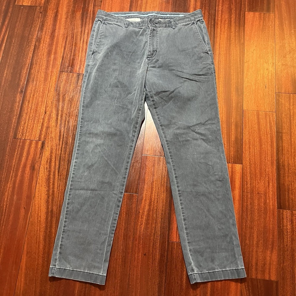 Tommy Bahama Pants Mens 35x32 (35x31) Gray Casual Office Preppy Cotton Stretch